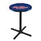 Holland Bar Stool Co 36" Blk Wrinkle Ole' Miss Pub Table L211B3628MssppU - alternate 1